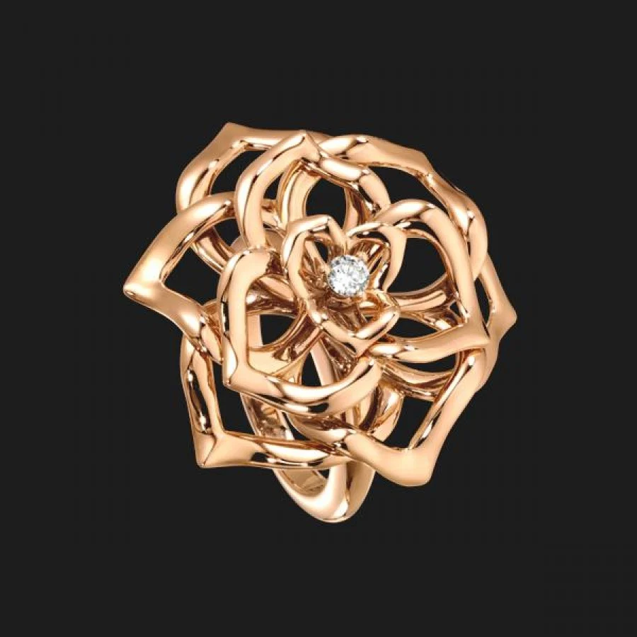 Gold ring “Saule”